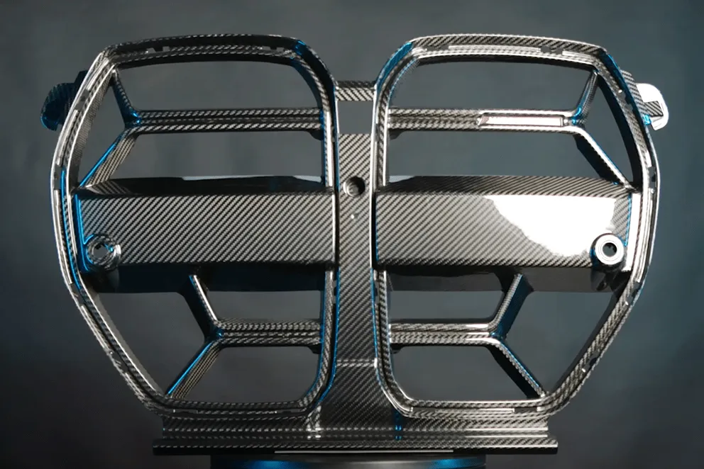 2020-2025 BMW M3 (G80) / M4 (G82 / G83) CSL Inspired Dry Carbon Full Replacement Kidney Grille