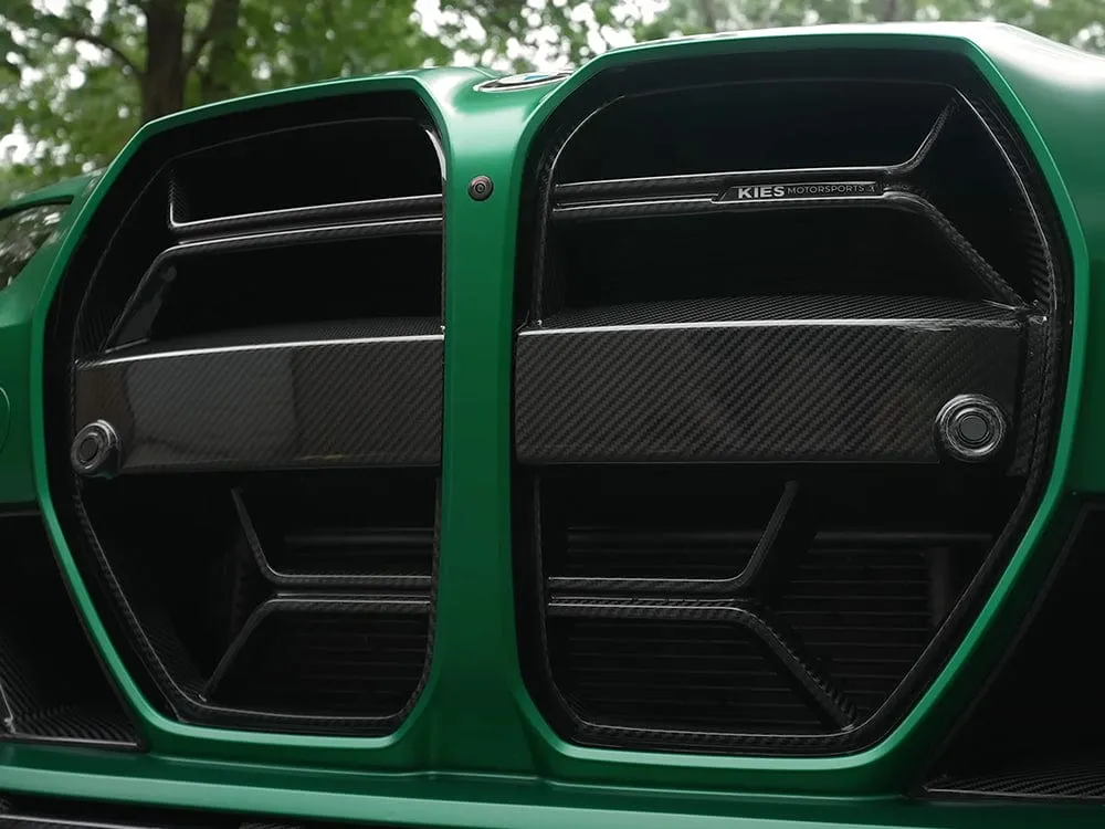 2020-2025 BMW M3 (G80) / M4 (G82 / G83) CSL Inspired Dry Carbon Full Replacement Kidney Grille
