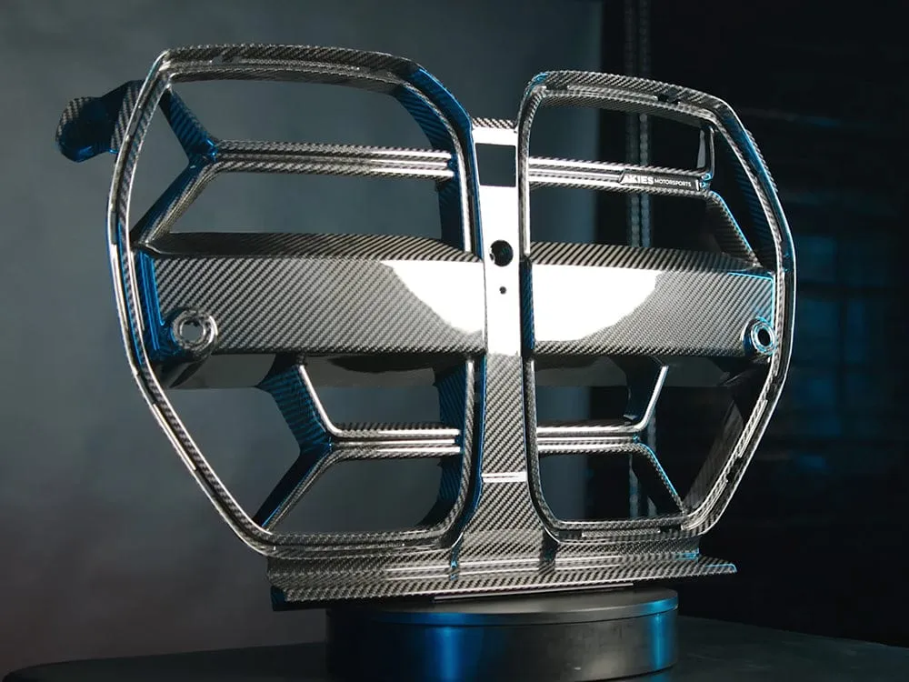2020-2025 BMW M3 (G80) / M4 (G82 / G83) CSL Inspired Dry Carbon Full Replacement Kidney Grille