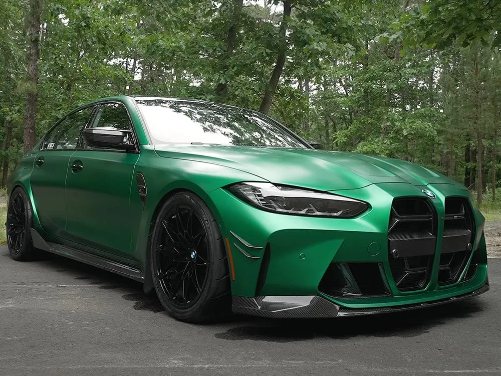2020-2025 BMW M3 (G80) / M4 (G82 / G83) CSL Inspired Dry Carbon Full Replacement Kidney Grille