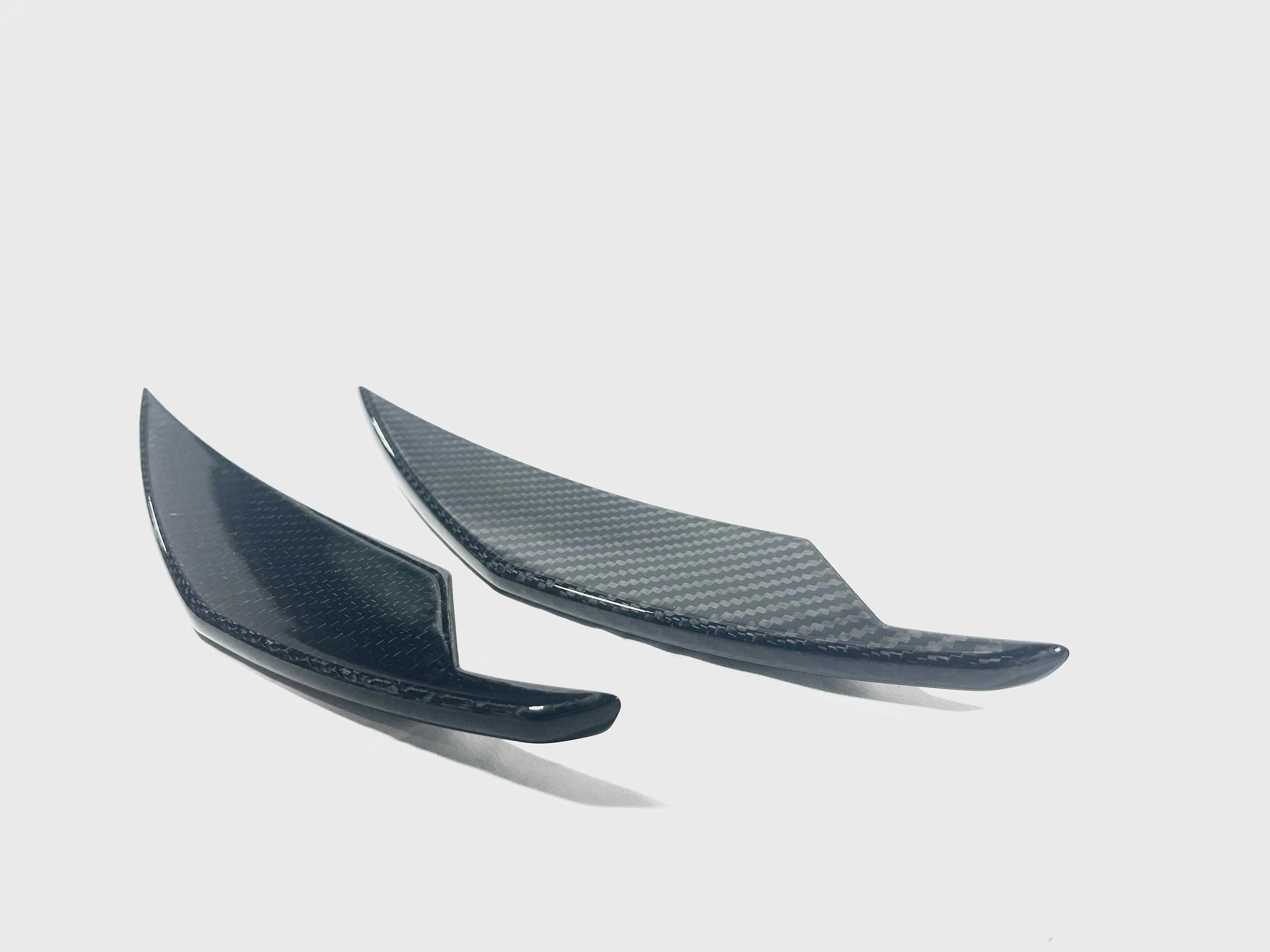 2020-2025 BMW M3 (G80) / M4 (G82 / G83) Dry Carbon Fiber 4pc AC Style Canard Set
