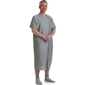 3-Armhole Examination Hospital Gowns Blue or Gray (1 DOZEN)