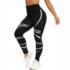 3D Printed Leggings Fitness Women's Pants High Waist Tights