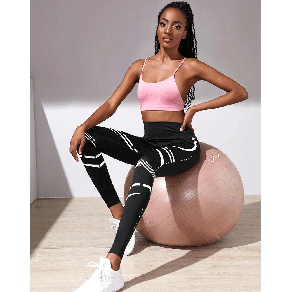 3D Printed Leggings Fitness Women's Pants High Waist Tights