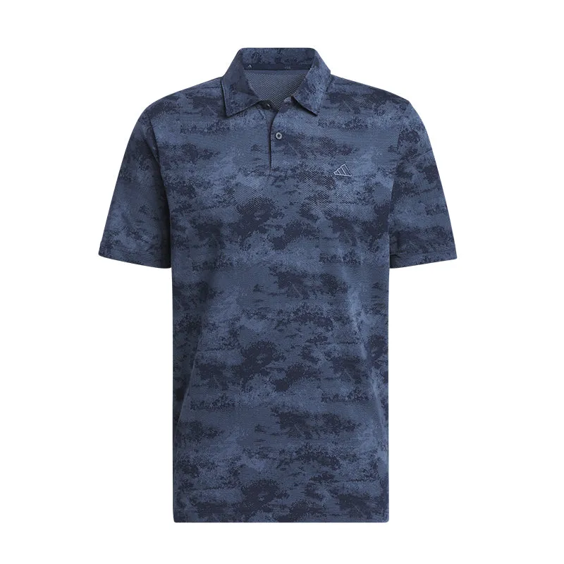 ADIDAS Go-To Print Men's Polo (Navy)