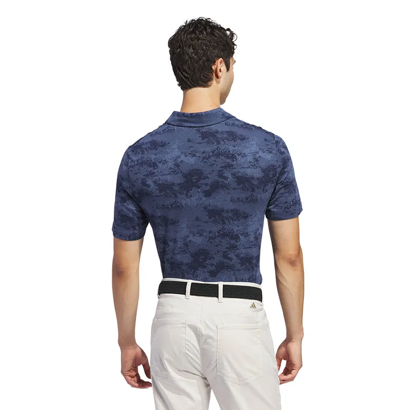 ADIDAS Go-To Print Men's Polo (Navy)
