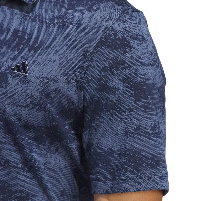 ADIDAS Go-To Print Men's Polo (Navy)