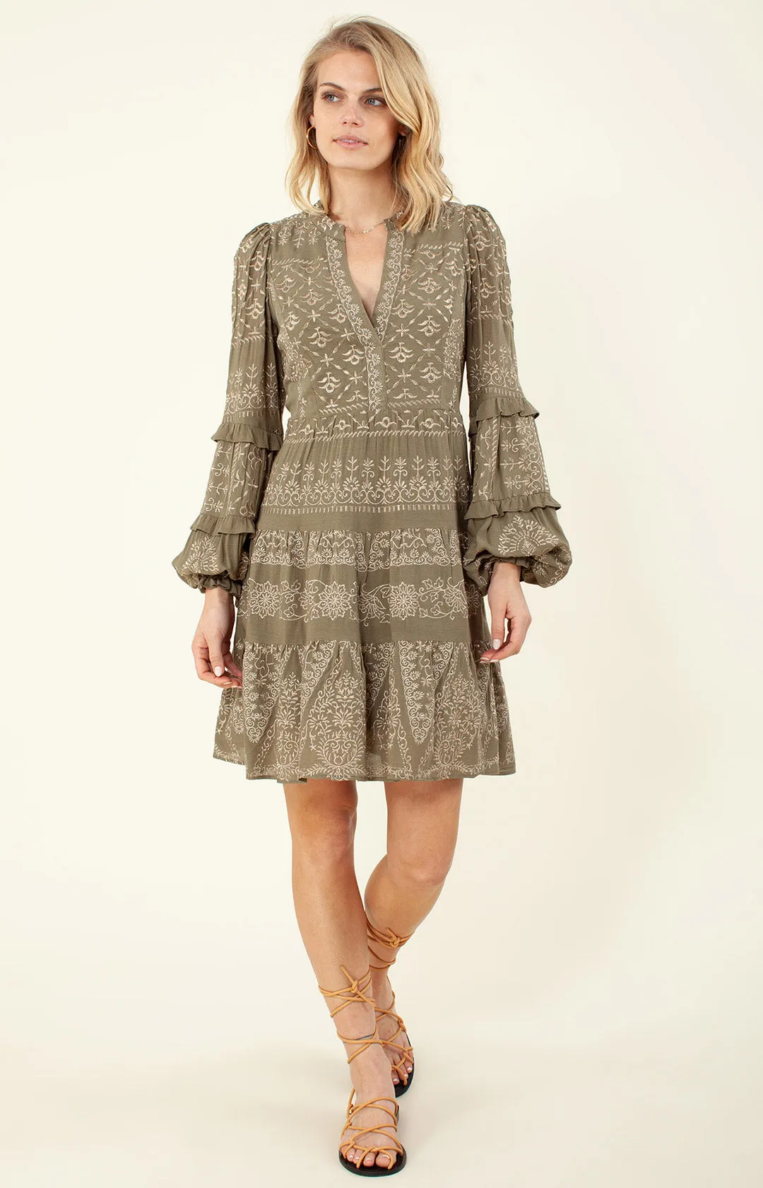 Adira Embroidered Dress