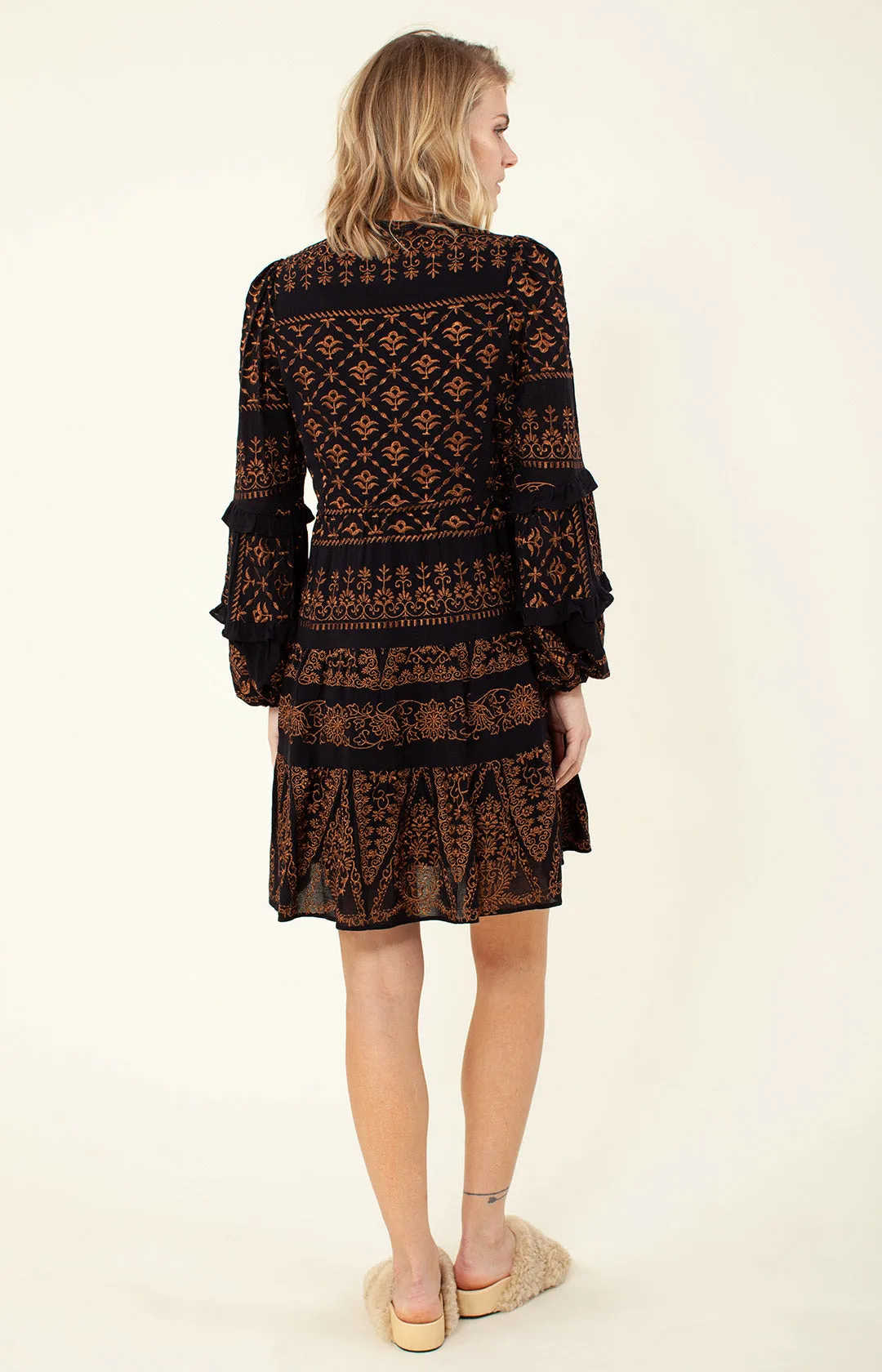 Adira Embroidered Dress