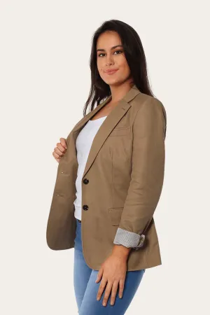 Amelia Womens Blazer Clay