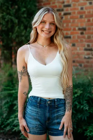 Analeigh High Rise Cargo Pocket Short