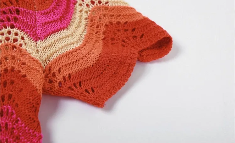 Andrea Crochet Skirt Set