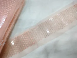 Baby Pink Fancy Sequence Trim