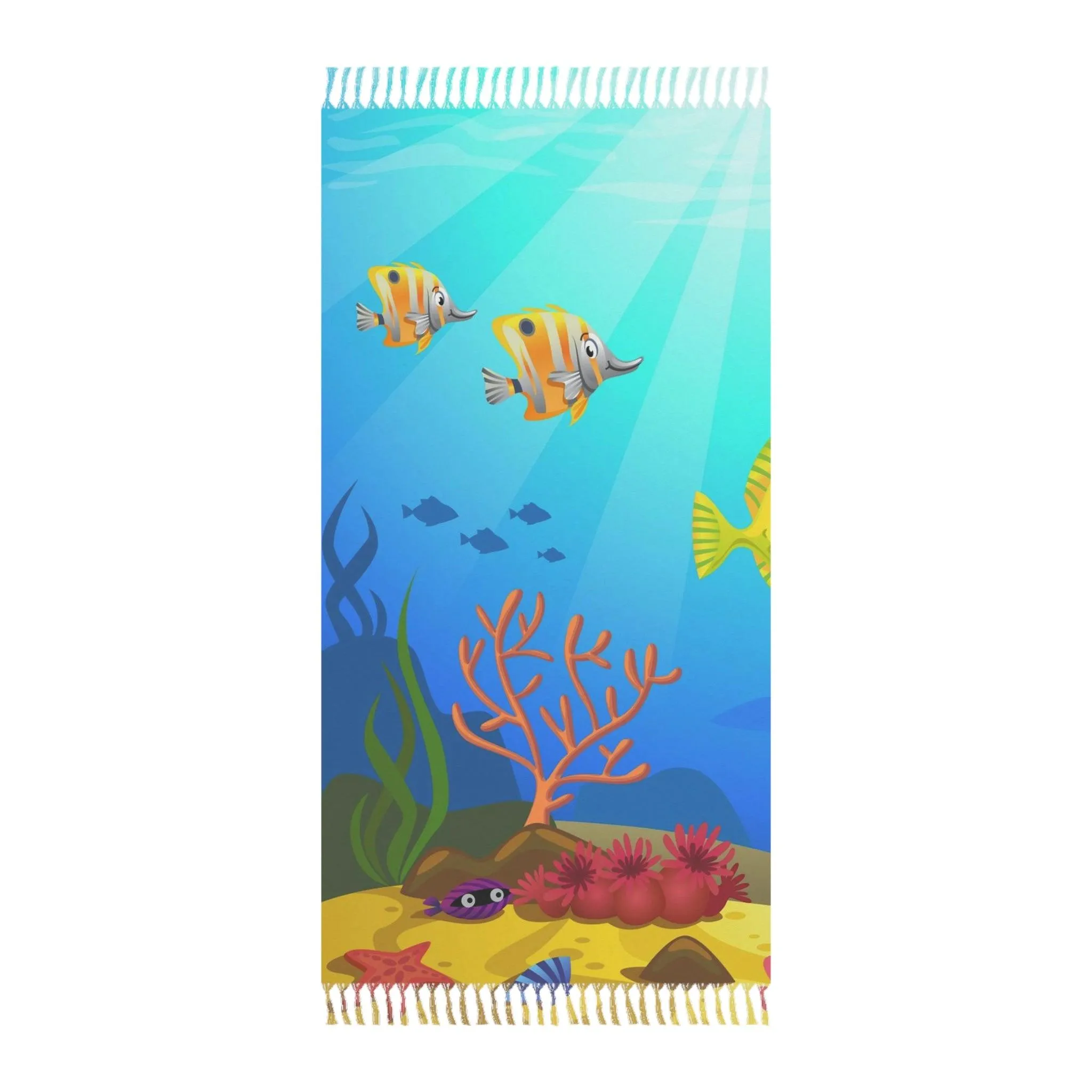 Bohemian Chic Multi-Use Beach Sarong - Colorful and Stylish