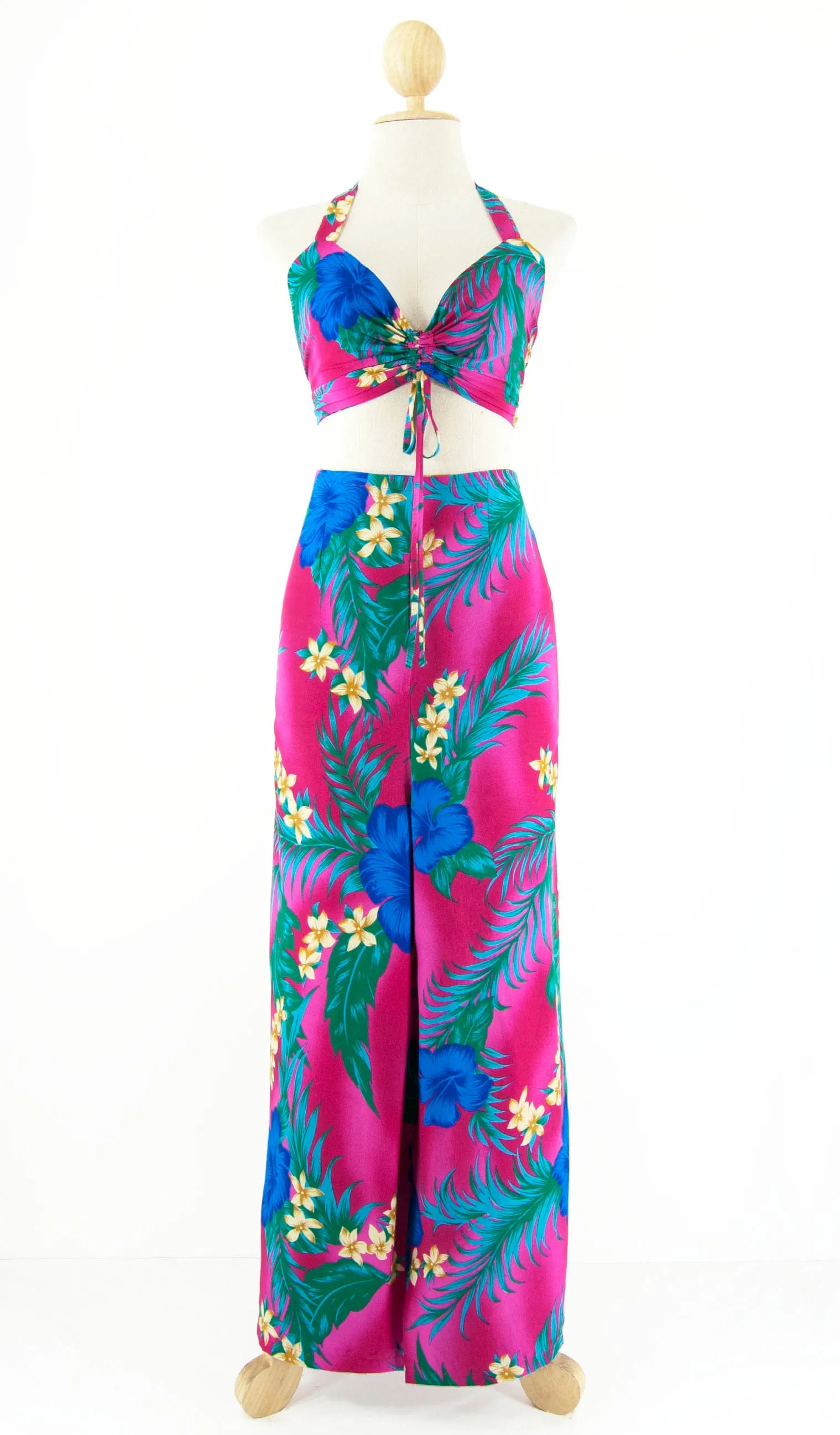 Bra Top and Long Sarong Pant Set