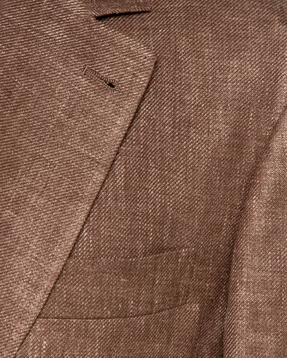 Brown Twill Melange Sportcoat