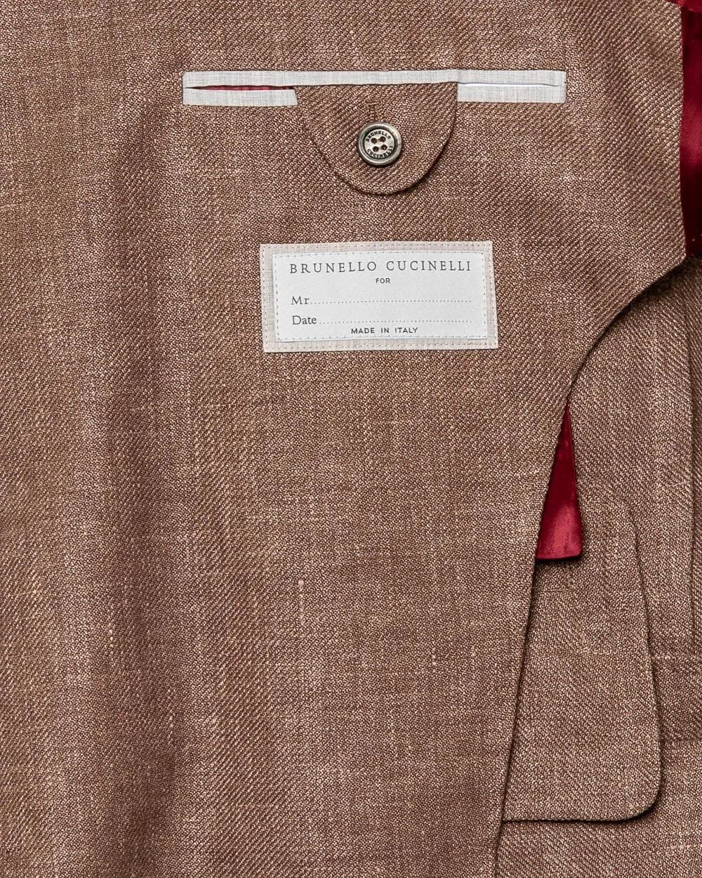 Brown Twill Melange Sportcoat