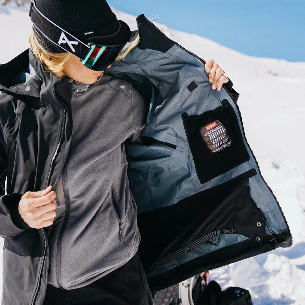 Burton 2025 Womens AK Kimmy 3L Jacket - True Black