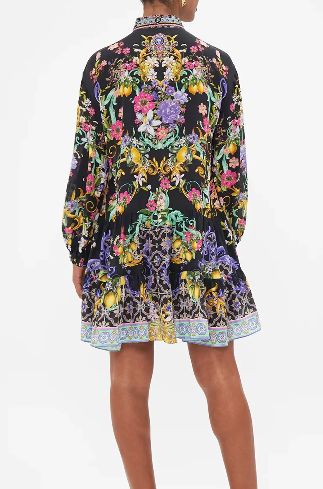 Camilla - Meet Me In Marchesa Tiered Shirt Dress