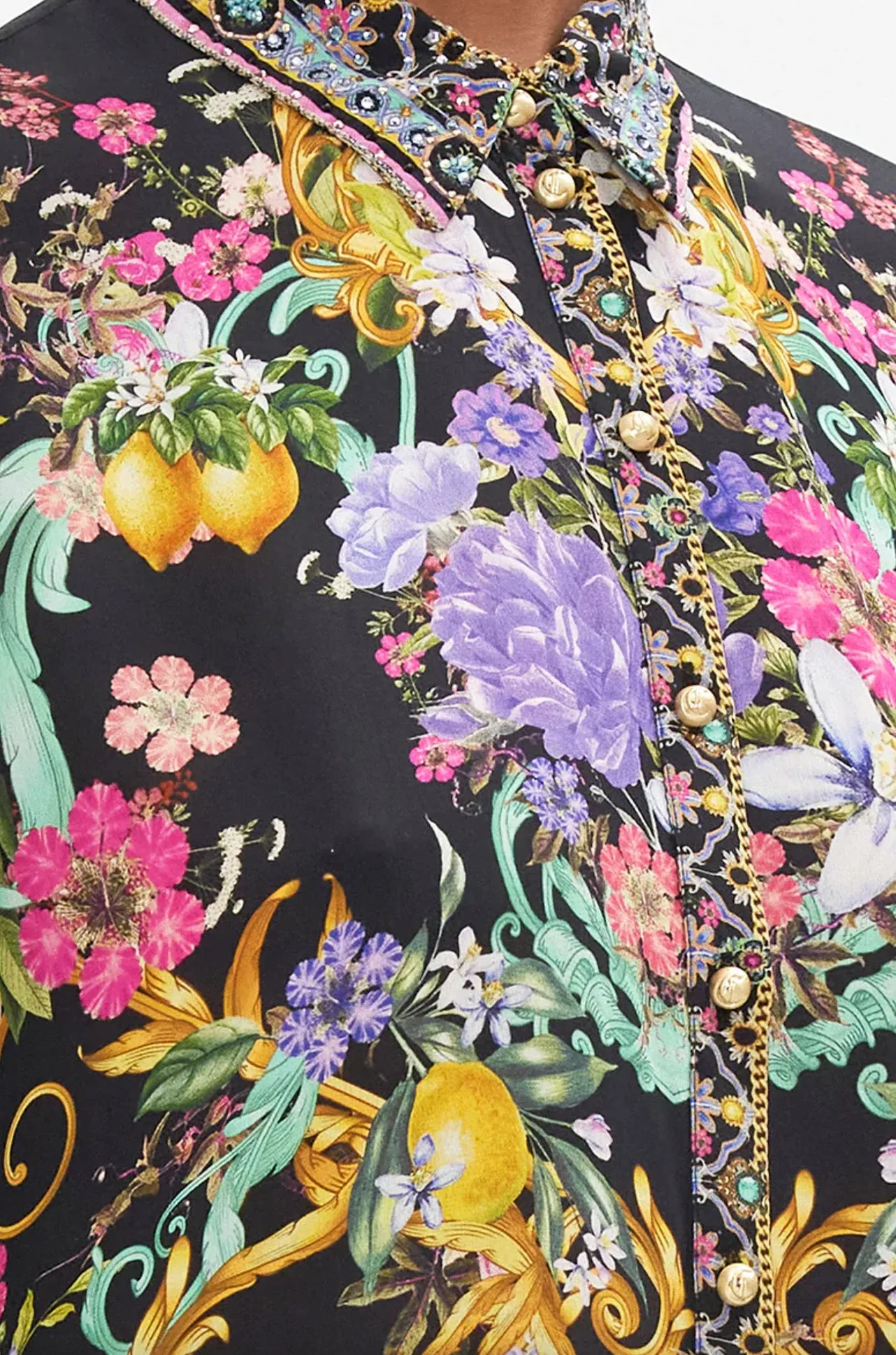 Camilla - Meet Me In Marchesa Tiered Shirt Dress
