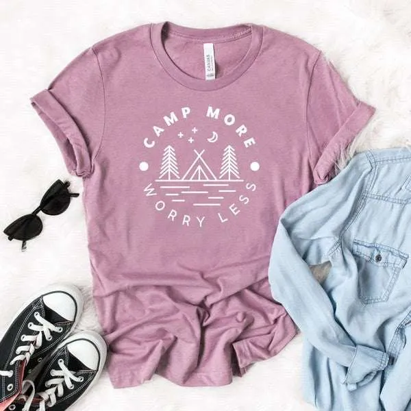 Camp More Worry Less Softstyle Tee