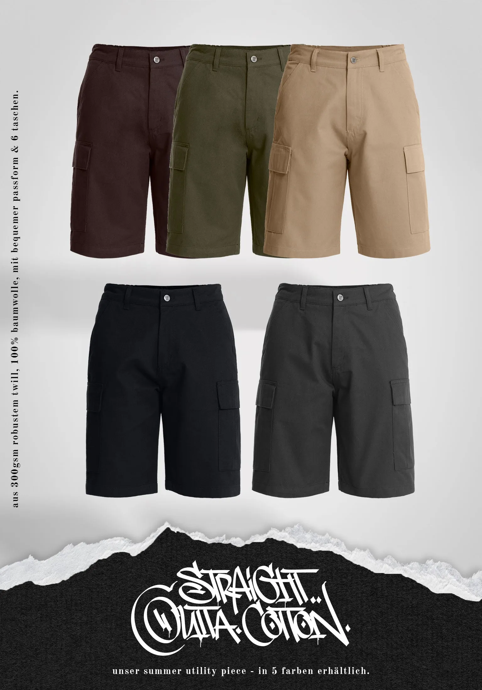 Cargo Shorts - Khaki