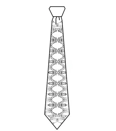 Cargyle Necktie. Classic Car Print Tie