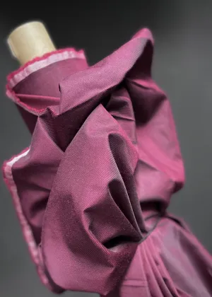 Cotton Cupro Twill Lining, Claret Black