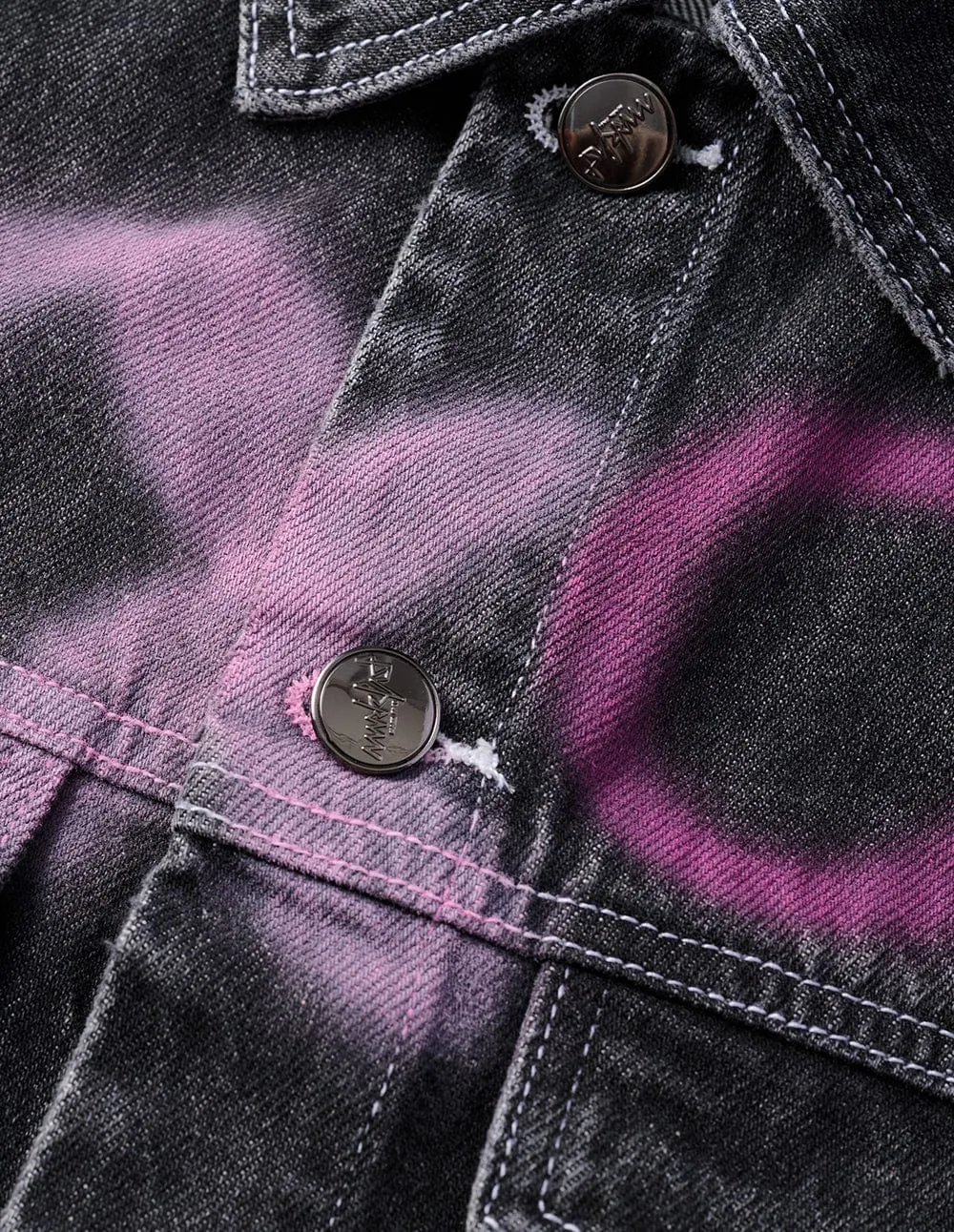 Couples Hand-painted Graffiti Denim Jacket