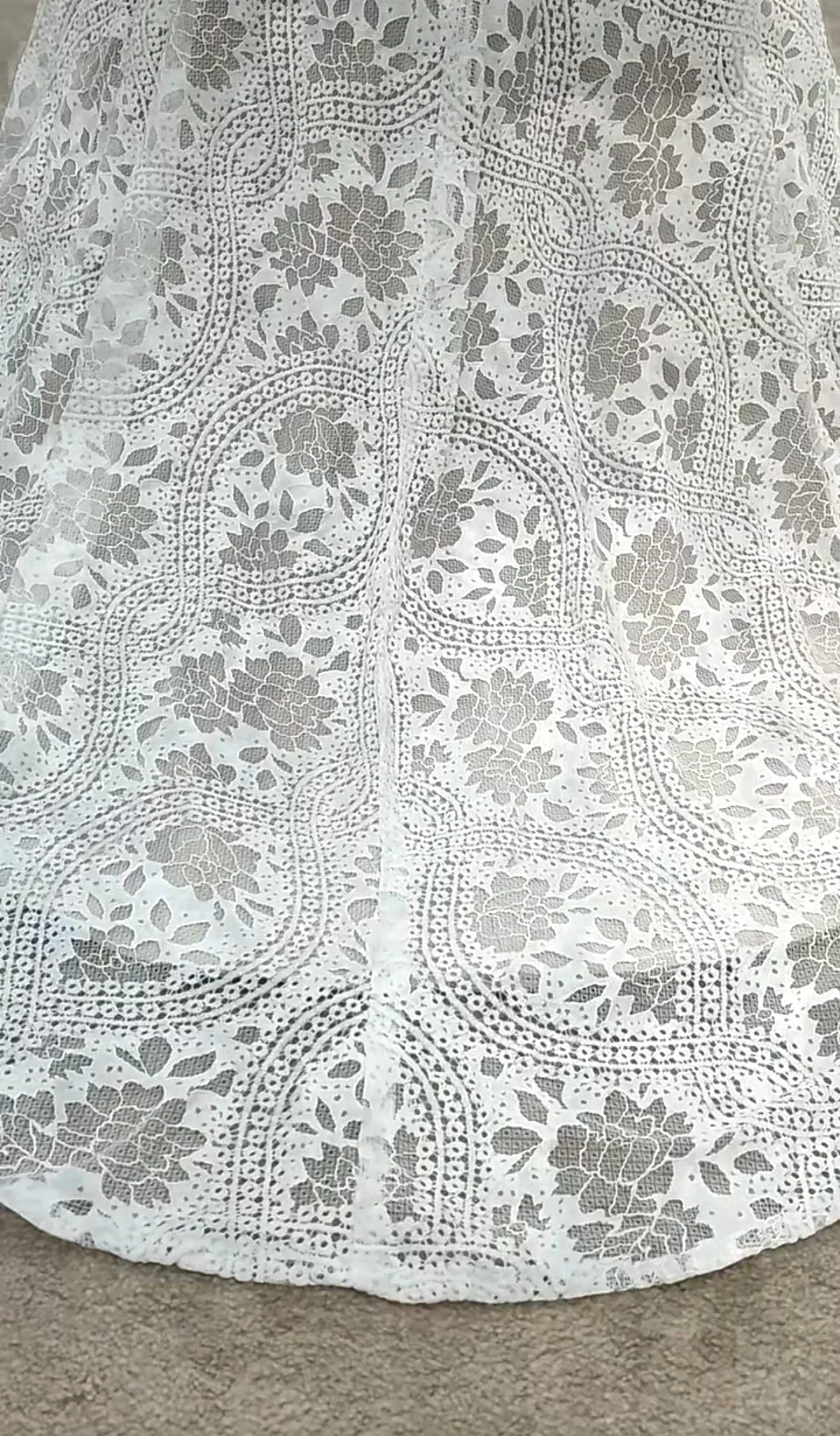 Custom Boho Crochet Fit & Flare Wedding Gown All Sizes/Colors
