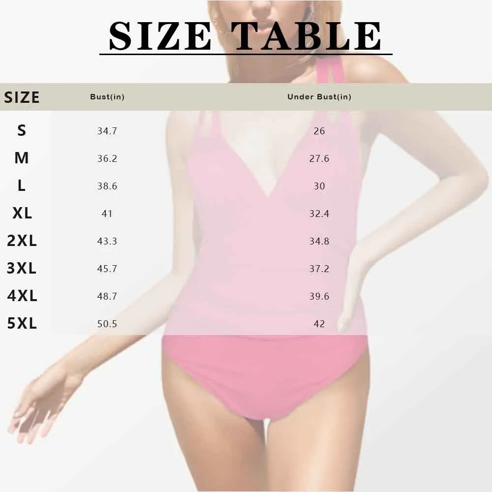 Custom Face Boyfriend Women's Deep V Neck Cross Back Tie One Piece Swimsuit Custom Picture Bathing Suit