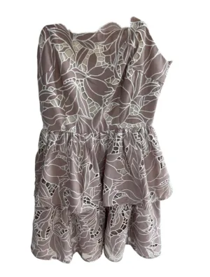Elliatt Tiered Embroidered Mini Dress