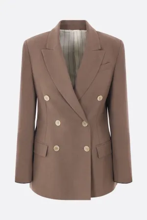 Fluid Twill Jacket with Monili Cuffs