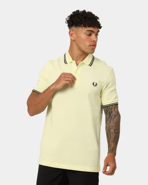 Fred Perry Twin Tipped Polo Shirt Wax Yellow