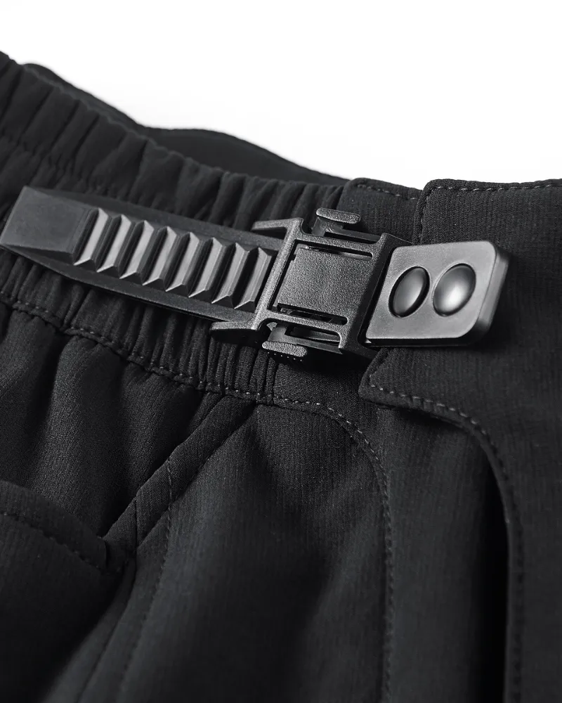 Functional Multi-Pocket Tech Cargo Shorts