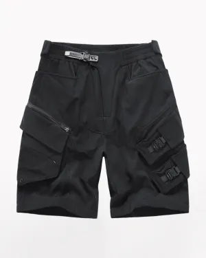 Functional Multi-Pocket Tech Cargo Shorts