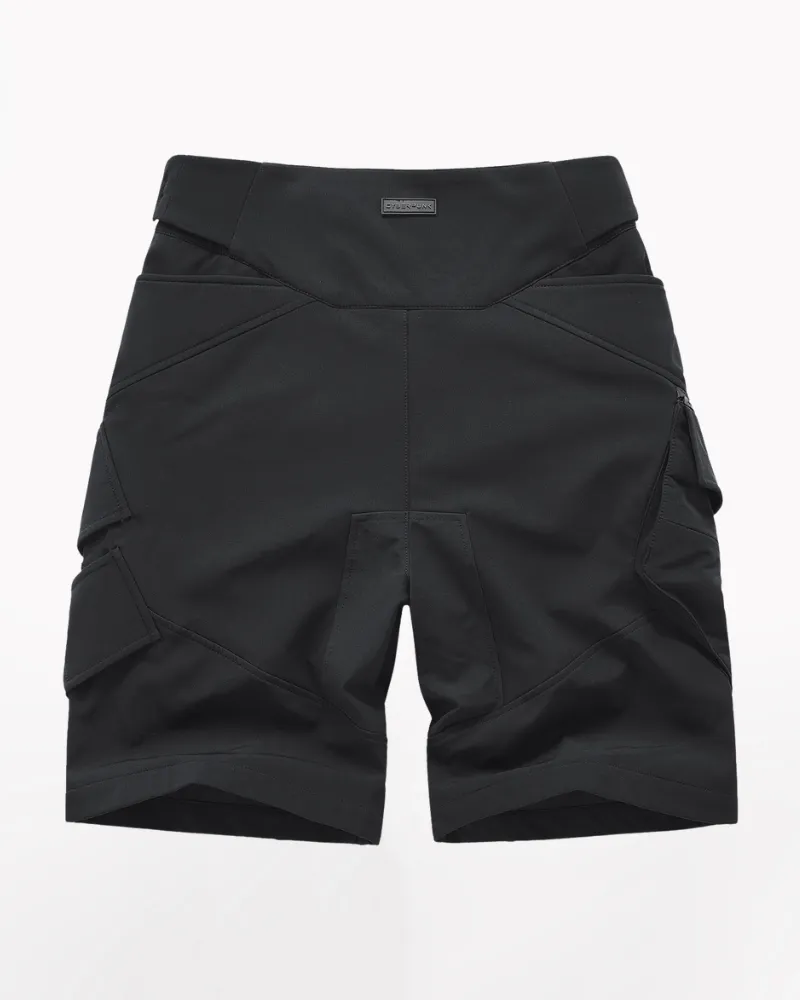 Functional Multi-Pocket Tech Cargo Shorts
