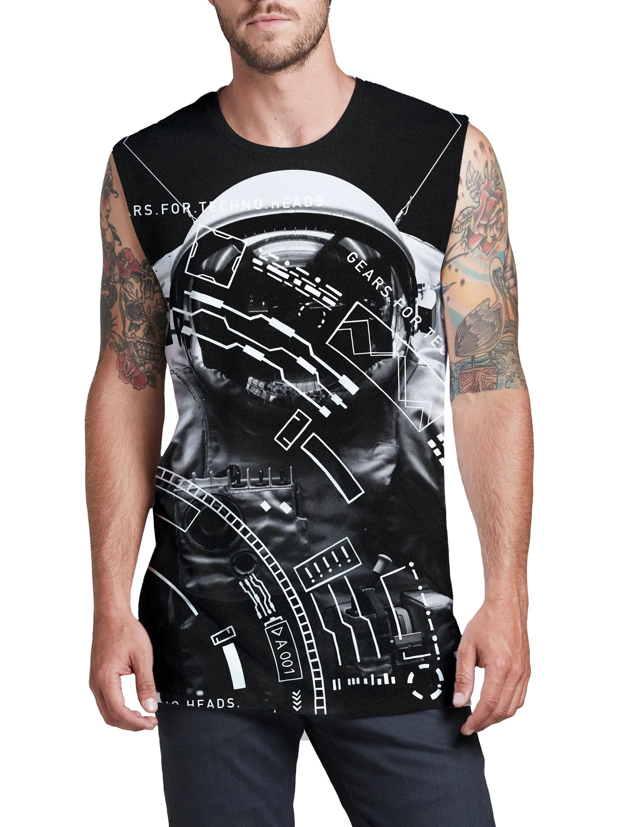 Gears For Techno Heads Men's Muscle Tank