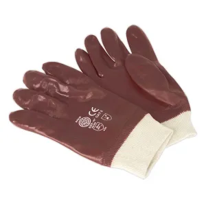 General Purpose PVC Gloves Knitted Wrist Pair