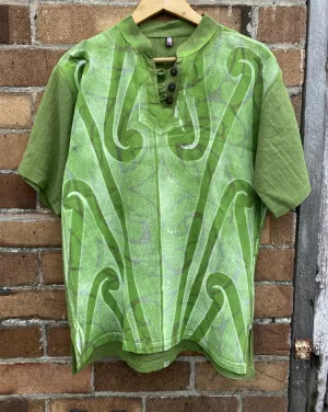 Hand-printed Shirt - Adult Size S by Numa Mackenzie
