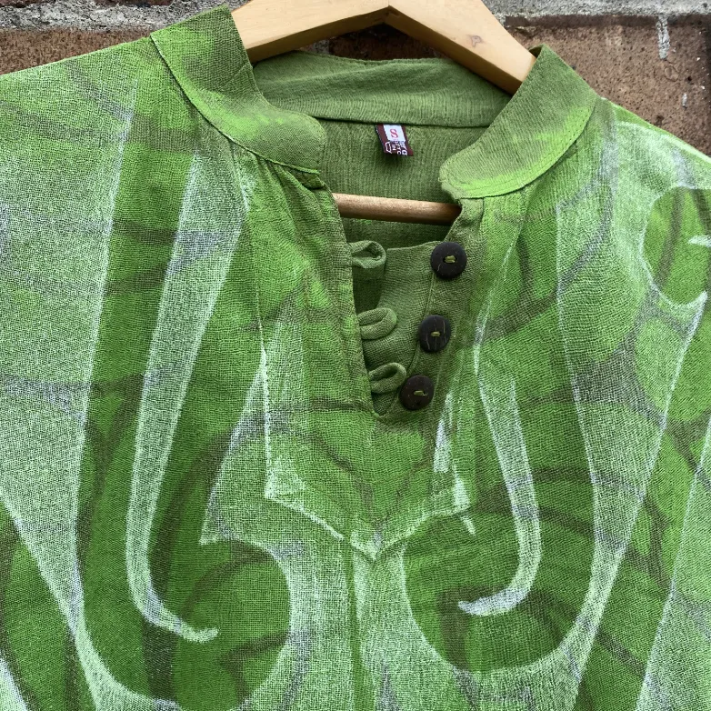Hand-printed Shirt - Adult Size S by Numa Mackenzie