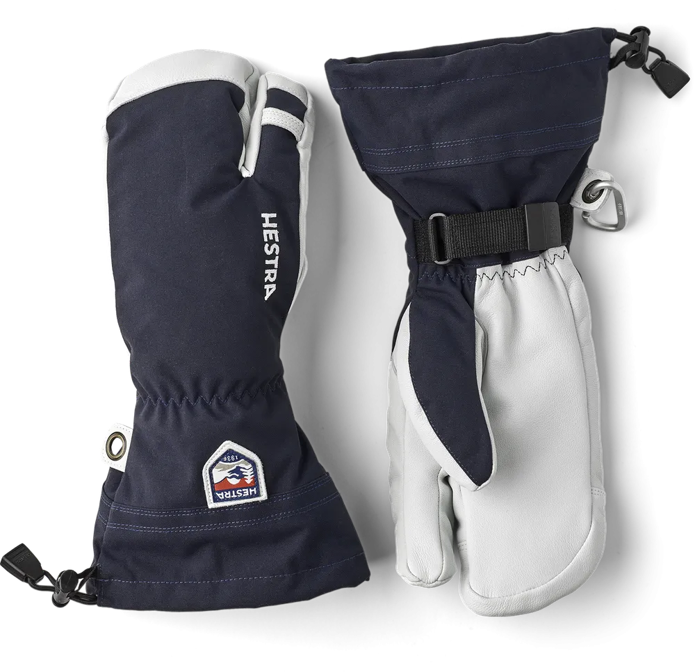 Hestra Army Leather Heli Ski 3 finger Glove