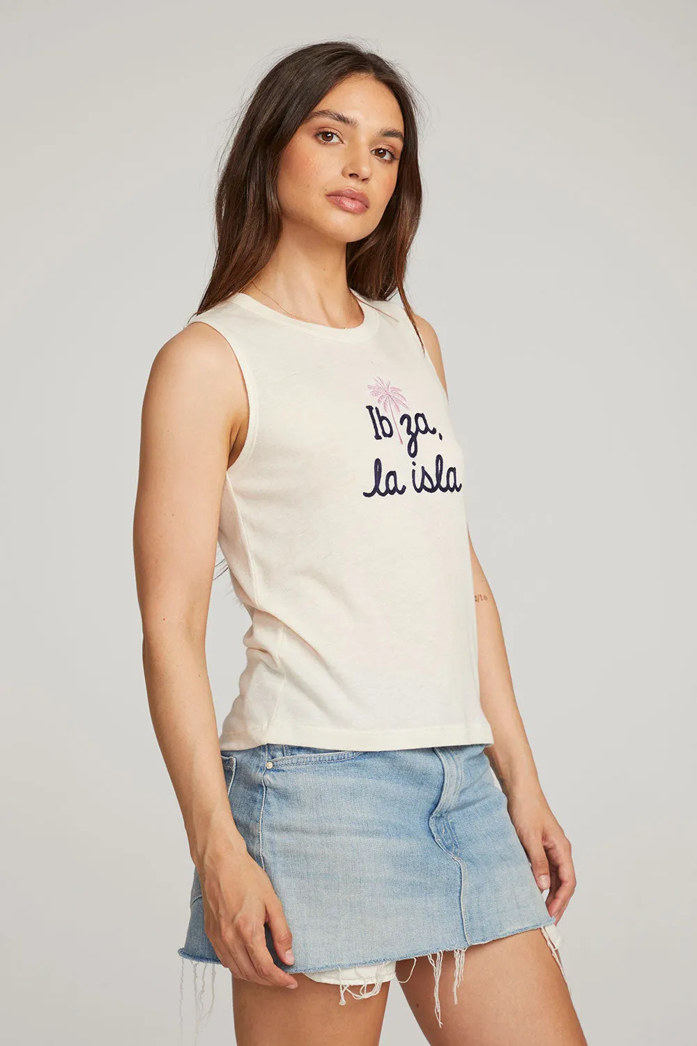 Ibiza Palm Muscle Tee