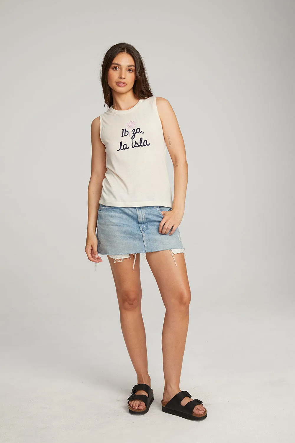Ibiza Palm Muscle Tee
