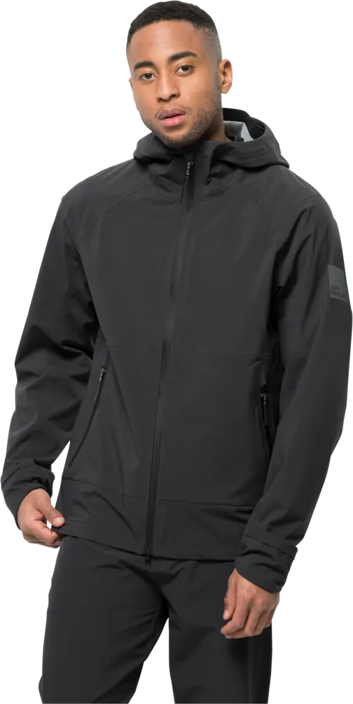 Jack Wolfskin Men&#x27;s Bike Commute Mono Jacket Phantom | Buy Jack Wolfskin Men&#x27;s Bike Commute Mono Jacket Phantom here | Outnorth