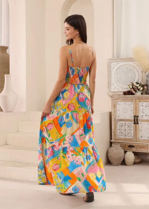 KIANAH TIE DRESS PRINT