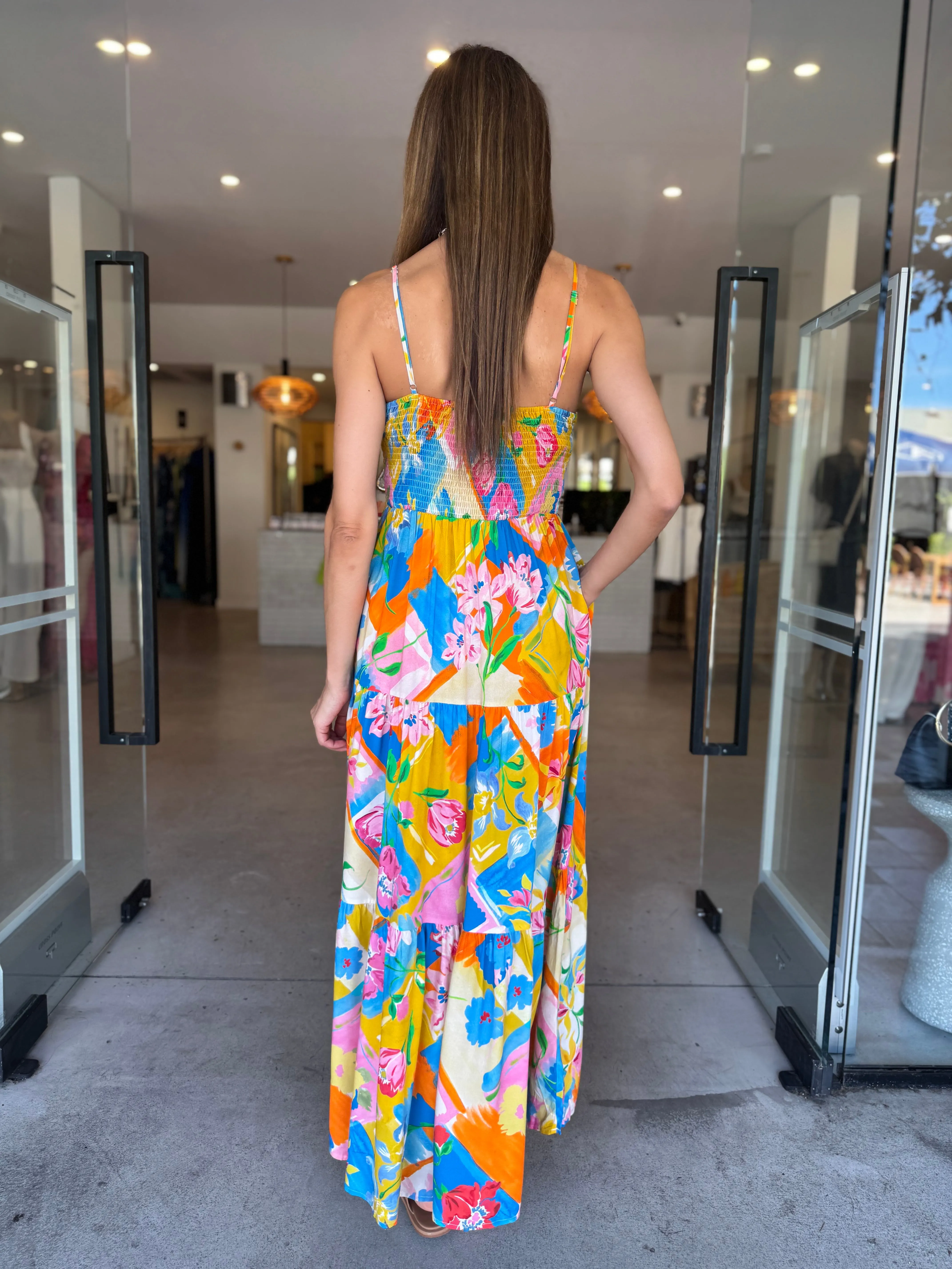 KIANAH TIE DRESS PRINT