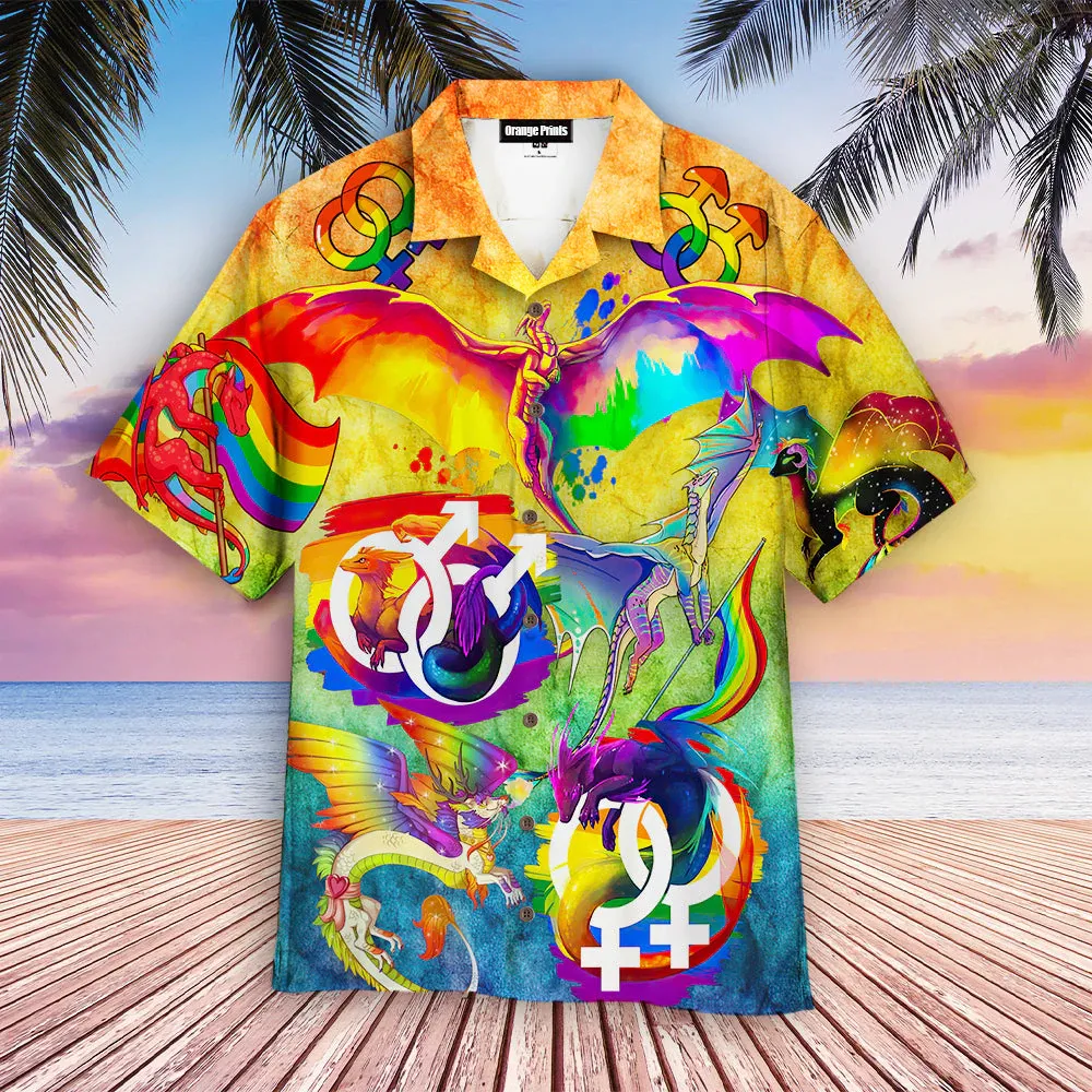 Lgbt Pride Rise From Your Ashes Hawaiian Shirt, Pride Month Hawaiian Shirt For Gaymer And Lesbian