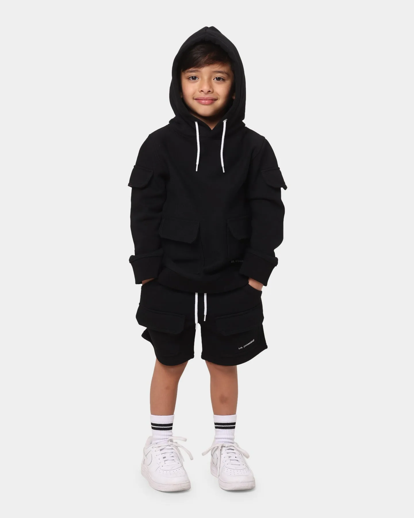 Lil Homme Kid's Dominateur Cargo Shorts Light Marle
