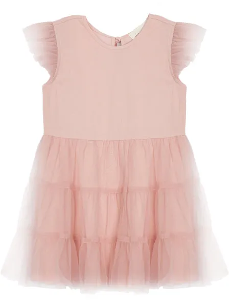 Mabel   Honey Blossoms & Blossoms Rayon Tulle Dress Girls